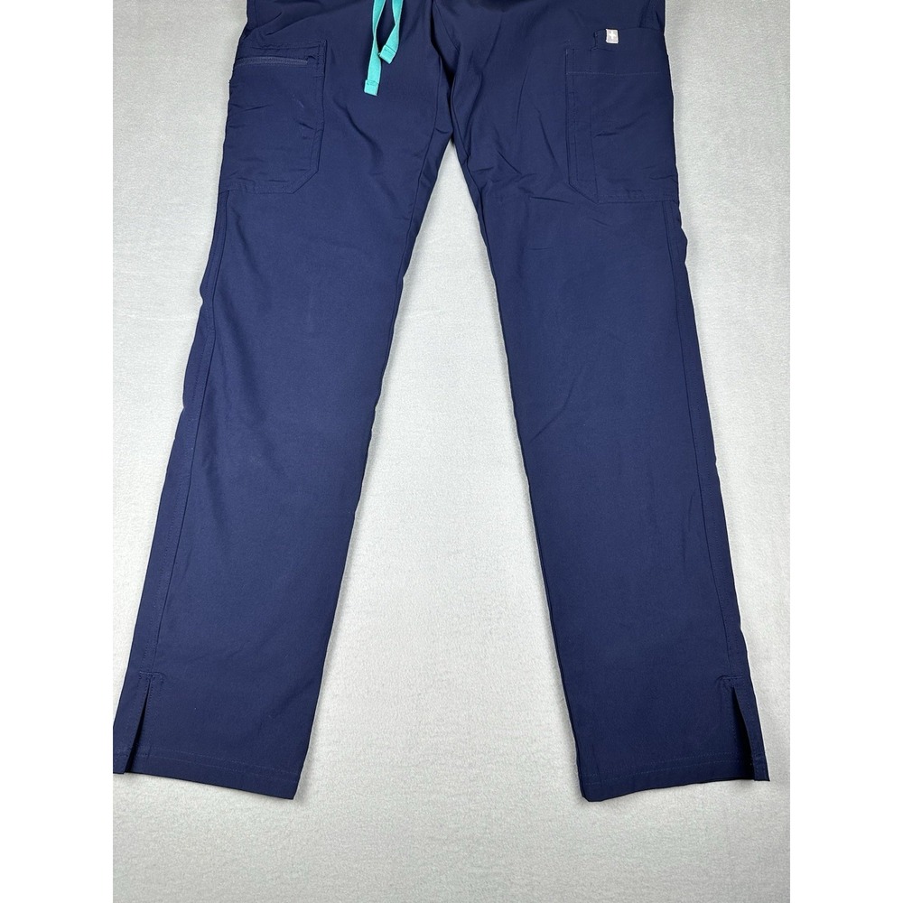 FIGS Women Scrub Pants XXS Tall Navy Blue Yola Skinny Technical Collection - Picture 2 of 8